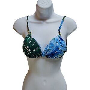 Swiminista  x Christian LaCroix Sexy Bikini Top Jardin Exo'Chic Print Medium